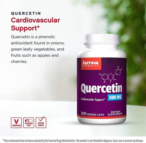 Jarrow Formulas Quercetin 500 mg 200 капсул (4384304144) 1573406632 фото