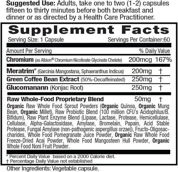 Прискорене зниження ваги преміумкласу Emerald Labs Weight Loss Health 60 капсул 2208979304 фото