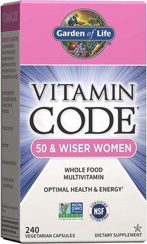Garden of Life Vitamin Code 50 & Wiser Women 1211204699 фото