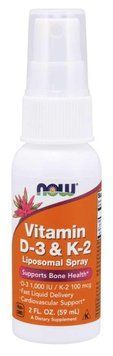 Вітаміни NOW Vitamin D-3 & K-2 Liposomal Spray 59 мл (4384302724) 1437159889 фото