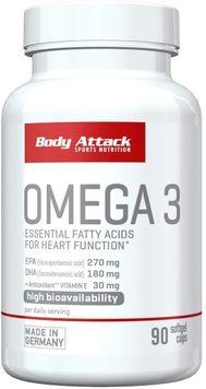 Витамины Body Attack Omega-3 90 капсул (4384303693) 1463504845 фото
