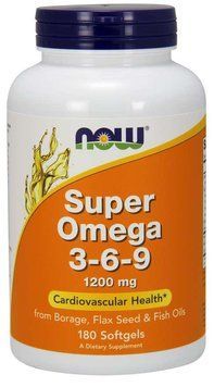 Витамины NOW Super Omega 3-6-9 Softgels 180 капсул (4384301036) 1060000090 фото