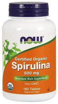Специальный продукт NOW Spirulina 500 mg Tablets 180 таблеток (4384301973) 1437159035 фото