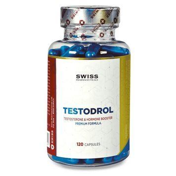 Добавка премиум-класса натуральный бустер тестостерона Swiss Pharmaceuticals Testodrol 120 капсул 2810727761 фото