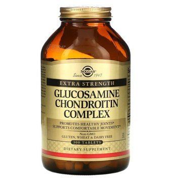 Хондропротектор Solgar Glucosamine Chondroitin Complex Extra Strength 300 таблеток (4384303844) 1497484498 фото