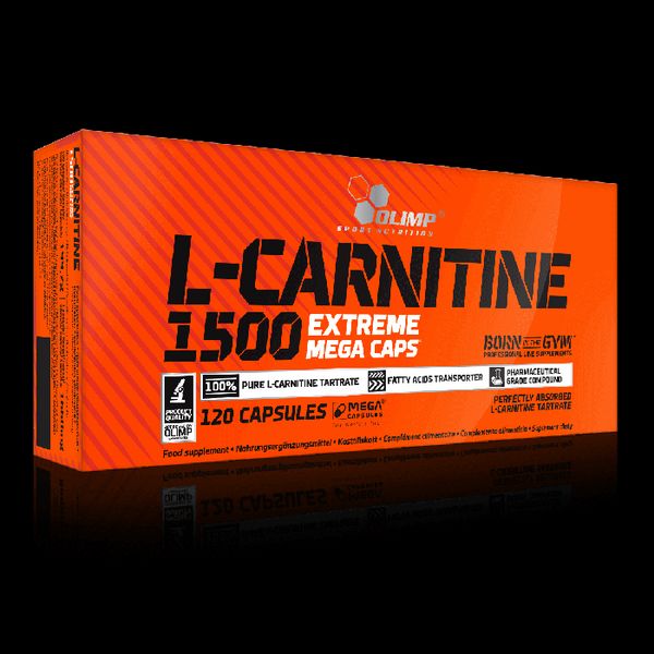 Жироспалювач Olimp Sport Nutrition L-Carnitine 1500 Extreme 120 капсул (4384301856) 1437158985 фото