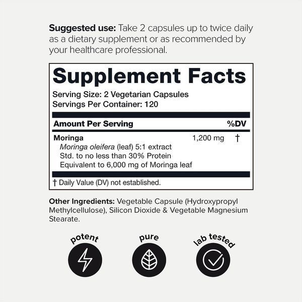 Моринга Toniiq Ultra Concentrated Moringa 240 капсул 2058331847 фото