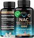 Преміум домішка для потужної антиоксидантної підтримки Nutra Harmony NAC N Acetyl Cysteine 120 капсул 2058332182 фото 1