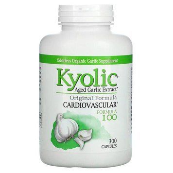 Kyolic Aged Garlic Extract Cardiovascular Formula 100 300 капсул (4384303997) 1546834149 фото