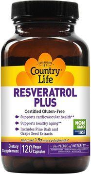 Country Life Resveratrol Plus 120 капсул (4384303846) 1497484502 фото