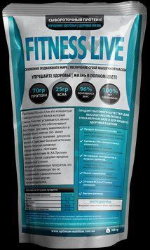 Протеин Fitness Live 900 г Ваниль (5502945723460) 1437158298 фото