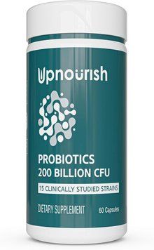 Домішка преміумкласу пребіотики та ферменти UpNourish Probiotics 200 Billion CFUs 60 капсул 2873340040 фото