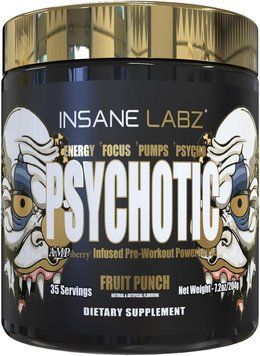 Добавка премиум-класса стойкая энергия памп выносливость Insane Labz Psychotic Gold 204 г 2939159922 фото