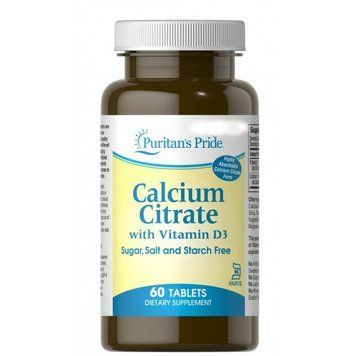 Вітаміни Puritan's Pride Calcium Citrate with Vitamin D 60 таблеток (4384302575) 1437159707 фото