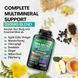 Мощная комплексная добавка Zoyava Sea Moss 7000mg Black Seed Oil 4000mg Ashwagandha 2000mg Turmeric 2000mg Bladderwrack 2000mg 2058332140 фото 7