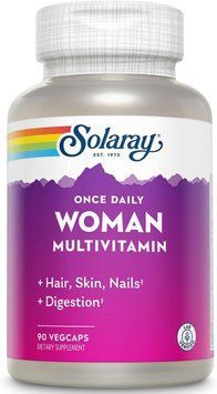 Solaray Once Daily Woman Multivitamin 90 капсул (4384304099) 1573406587 фото