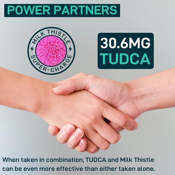 Очищение печени, желчного пузыря, почек и кишечника Wild Fuel TUDCA and Milk Thistle 60 капсул 4384306117 фото