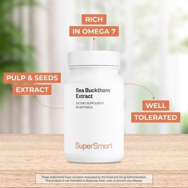 Добавка премиум-класса экстракт масла облепихи Supersmart Sea Buckthorn Extract 60 капсул 3128810224 фото