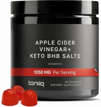 Жевательные конфеты для снижения веса Toniiq Apple Cider Vinegar Gummies 60 таблеток 4384305721 фото
