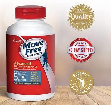 Хондропротектор Schiff Move Free Advanced Vitamin D3 MSM Glucosamine Chondroitin 120 таблеток (4384303752) 1478241472 фото