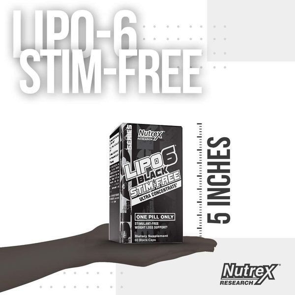 Жиросжигатель Nutrex Lipo 6 Black Stim-Free 60 капсул (4384303495) 1438608969 фото