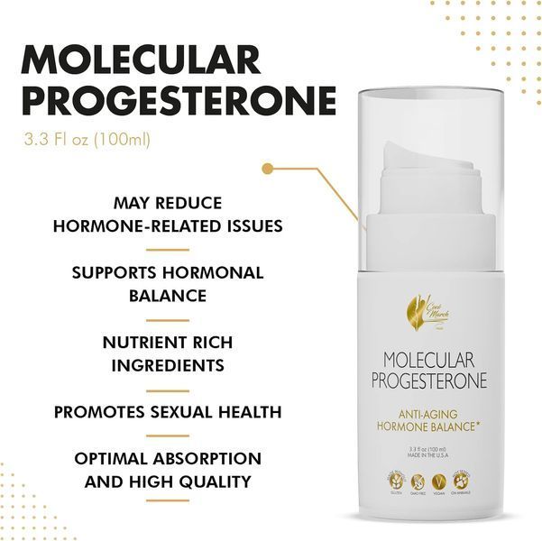 Крем с прогестероном для облегчения менопаузы Coc&oacute; March N.M.D Molecular Progesterone 100 мл 4384306373 фото