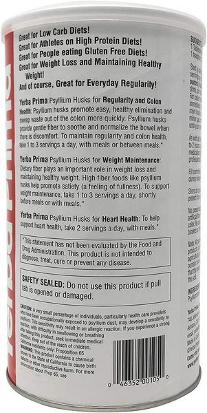 Yerba Prima Psyllium Whole Husks Colon Cleanser 340 г (4384303904) 1513836608 фото