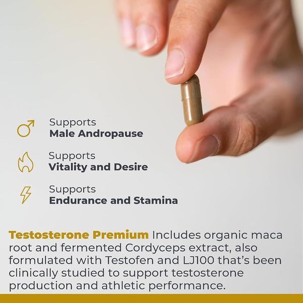 Домішка преміумкласу натуральна підтримка чоловічого здоров'я Premier Research Labs Testosterone Premium 90 капсул 3078967162 фото