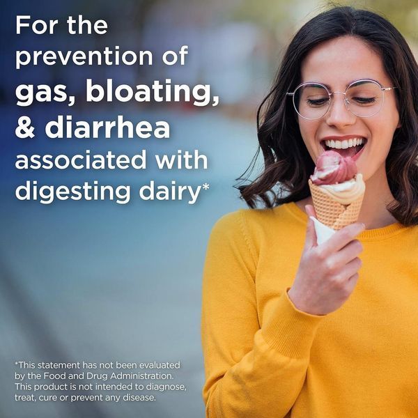 Добавка премиум-класса непереносимость лактозы Lactaid Fast Act Lactose Intolerance 60 таблеток 2656801281 фото