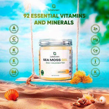 Формула для імунітету та енергії LetaGreen Irish Sea Moss Gel 450 г 2147538730 фото