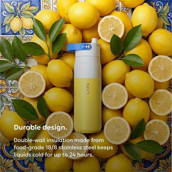 Фляга для воды премиум-класса LARQ Swig Top Limoncello Yellow 680 мл 43819538441 фото