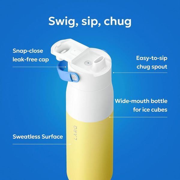 Фляга для воды премиум-класса LARQ Swig Top Limoncello Yellow 680 мл 43819538441 фото