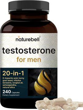 Преміальна оздоровча добавка NatureBell Testosterone for Men 240 капсул 43819539056 фото