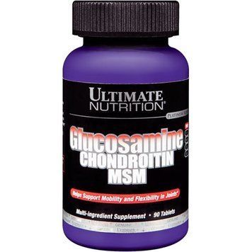 Вітаміни Ultimate Nutrition Glucosamine Chondroitine MSM 90 таблеток (4384301014) 1437158501 фото