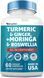 Ідеальна універсальна преміальна домішка OLLpaten Turmeric Curcumin Moringa Ginger Boswellia Saffron 60 капсул 2352328468 фото 5