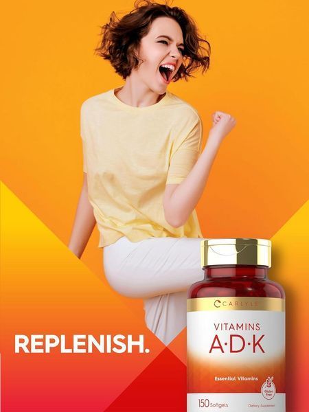 Добавка премиум-класса витамины АДК Carlyle Vitamin ADK 150 капсул 2792069721 фото
