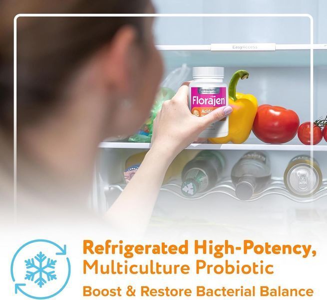 Домішка преміумкласу для здоров'я кишківника Florajen Acidophilus Probiotics 30 капсул 2814382002 фото